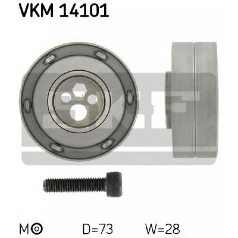 VKM 14101 SKF Ролик модуля натягувача ременя